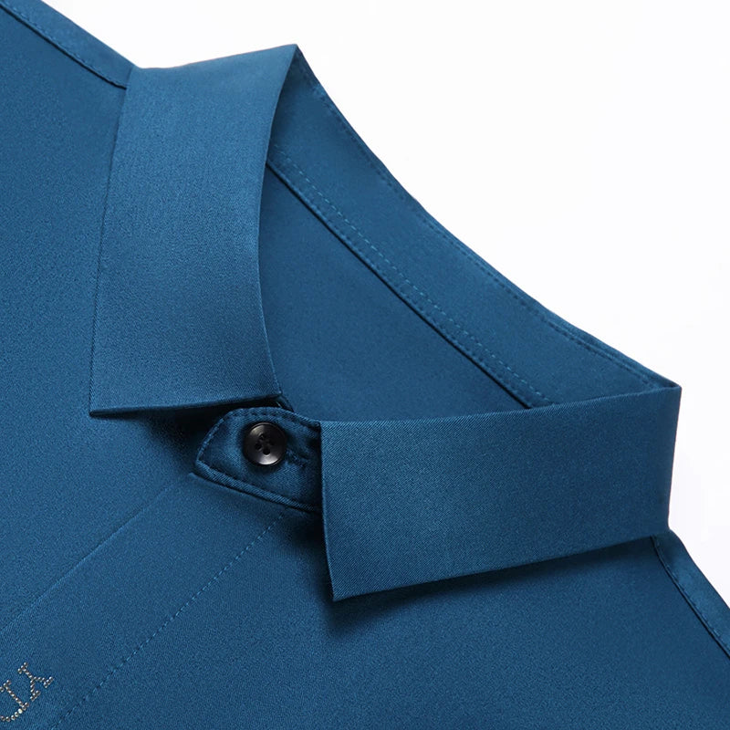 Men’s Business Casual Wrinkle-Resistant Dress Shirt – All Season