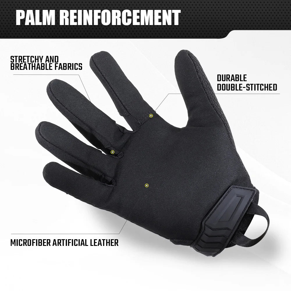 Outdoor Tactical Gloves Touch Screen Hunting Sport Cycling Camping Hiking Paintball Work Driving Lightweight Full Finger Men