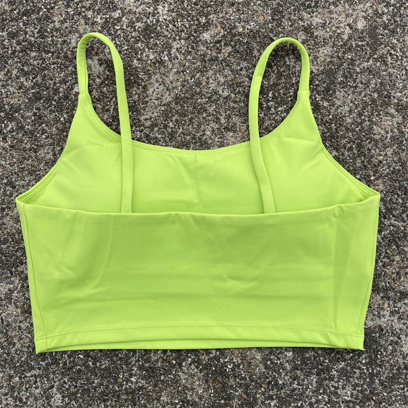 High-Support Sports Bra for Women - Backless, Removable Pads & Breathable