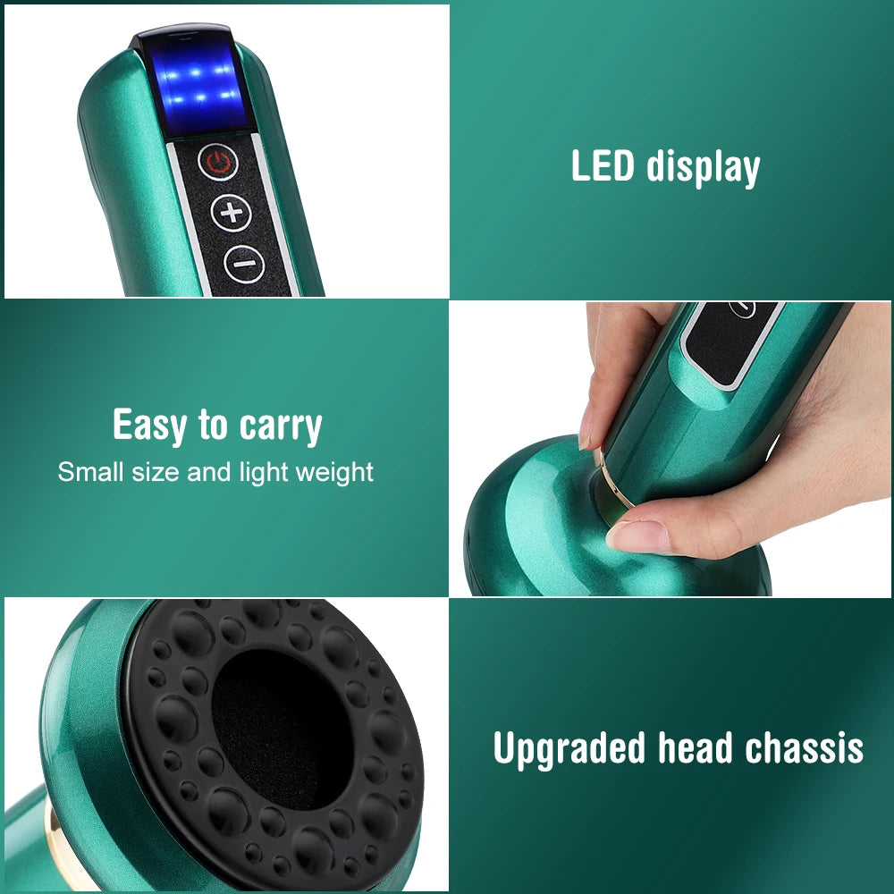 Smart Electric Cupping Massager with Heat & Gua Sha