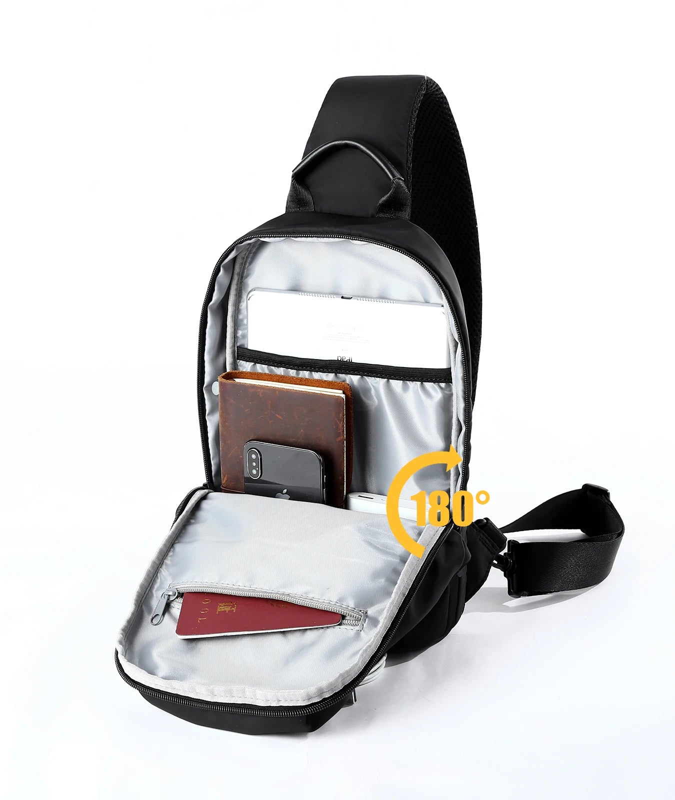 Waterproof Oxford Chest Bag for Men & Women – Lightweight Crossbody Sling