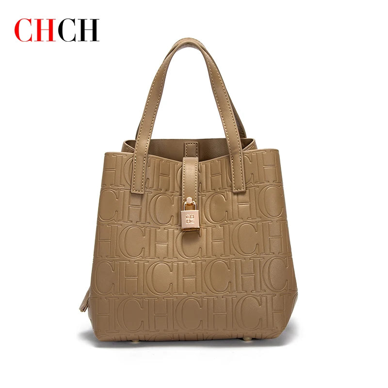 Steel Embossed PU Tote Bag – Elegant Handheld Shoulder Bag for Women