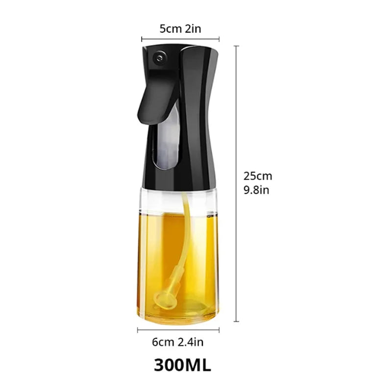 200ml/300ml Kitchen Oil Spray Bottle – Olive Oil Dispenser for Cooking & BBQ