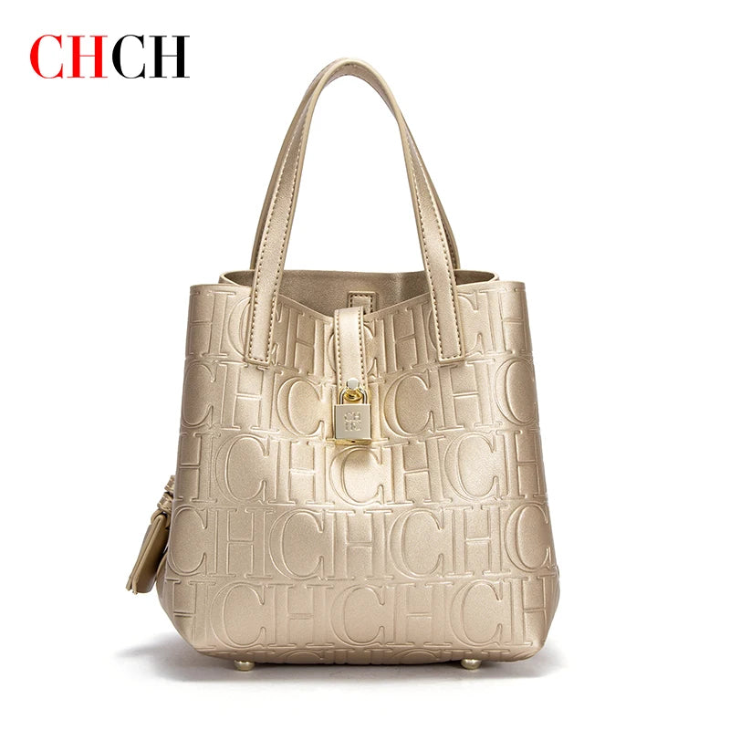 Steel Embossed PU Tote Bag – Elegant Handheld Shoulder Bag for Women