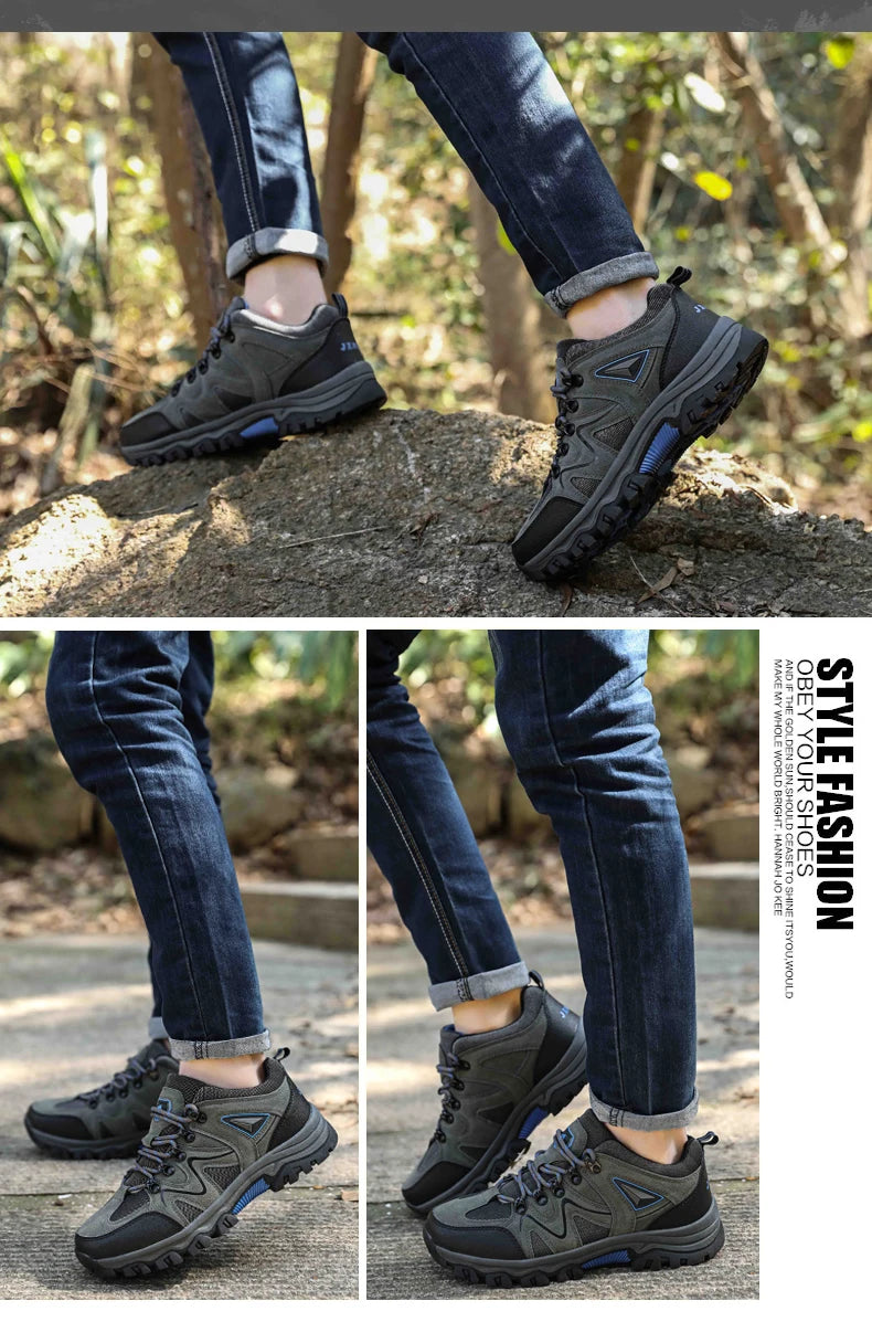 Men's Hiking Anti-velvet Outdoor Hiking Shoes Travel Hiking Sports Shoes Outdoor Sports Casual Shoes