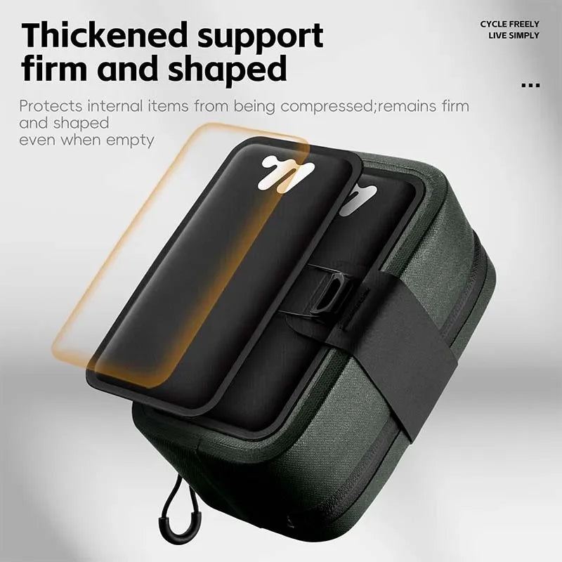 Waterproof Bike Saddle Bag – Compact 600D TPU Cycling Storage by West Biking