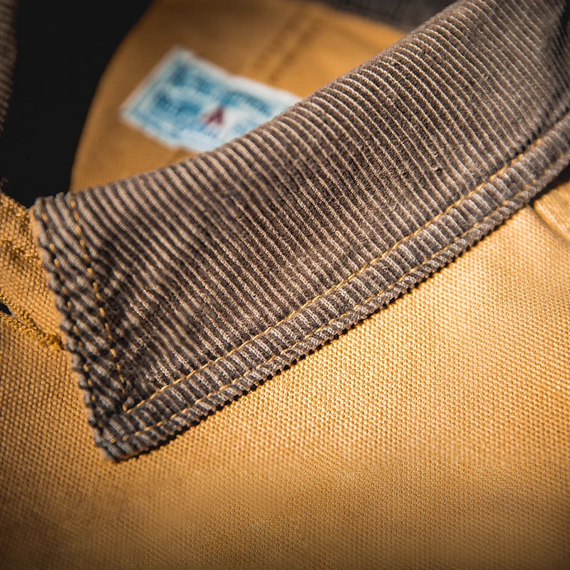 Vintage Michigan Heavyweight Canvas Chore Jacket – Men’s Spring Coat