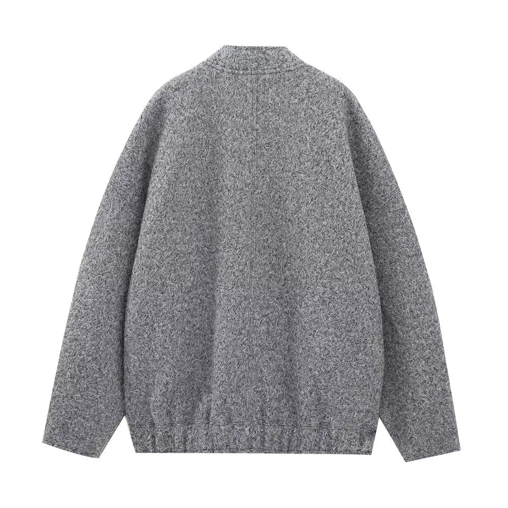 Women's Winter Casual Pocket Jacket – Solid Color, Cozy & Stylish | TRAFZA