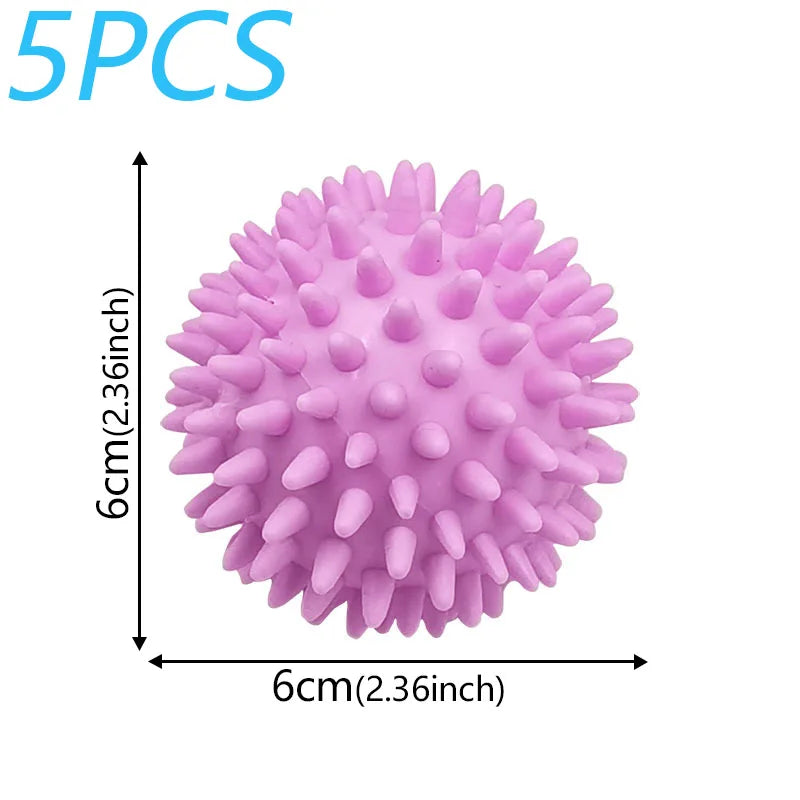 5PCS Laundry Balls Anti-Winding Magic Balls Drying Cleaning Household Washing Essential Cleaning Supplies for laundry reusable