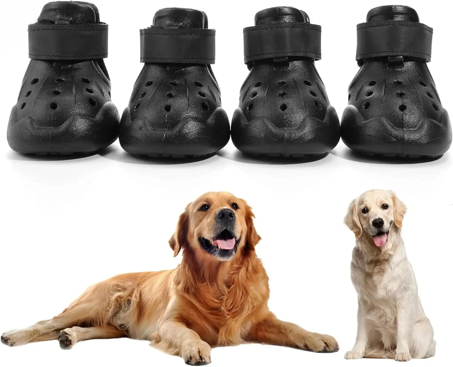 Reflective Waterproof Dog Boots – Anti-Slip Outdoor Shoe