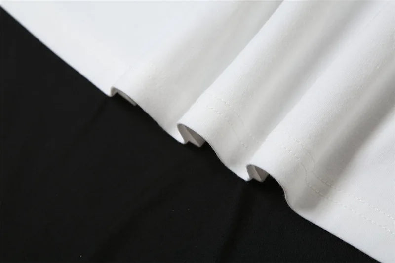Casual Relax Woman T-shirt Letter 2025 Women Oversized One Shoulder Tops Versatile Street Atmosphere Style Fashionable Tops