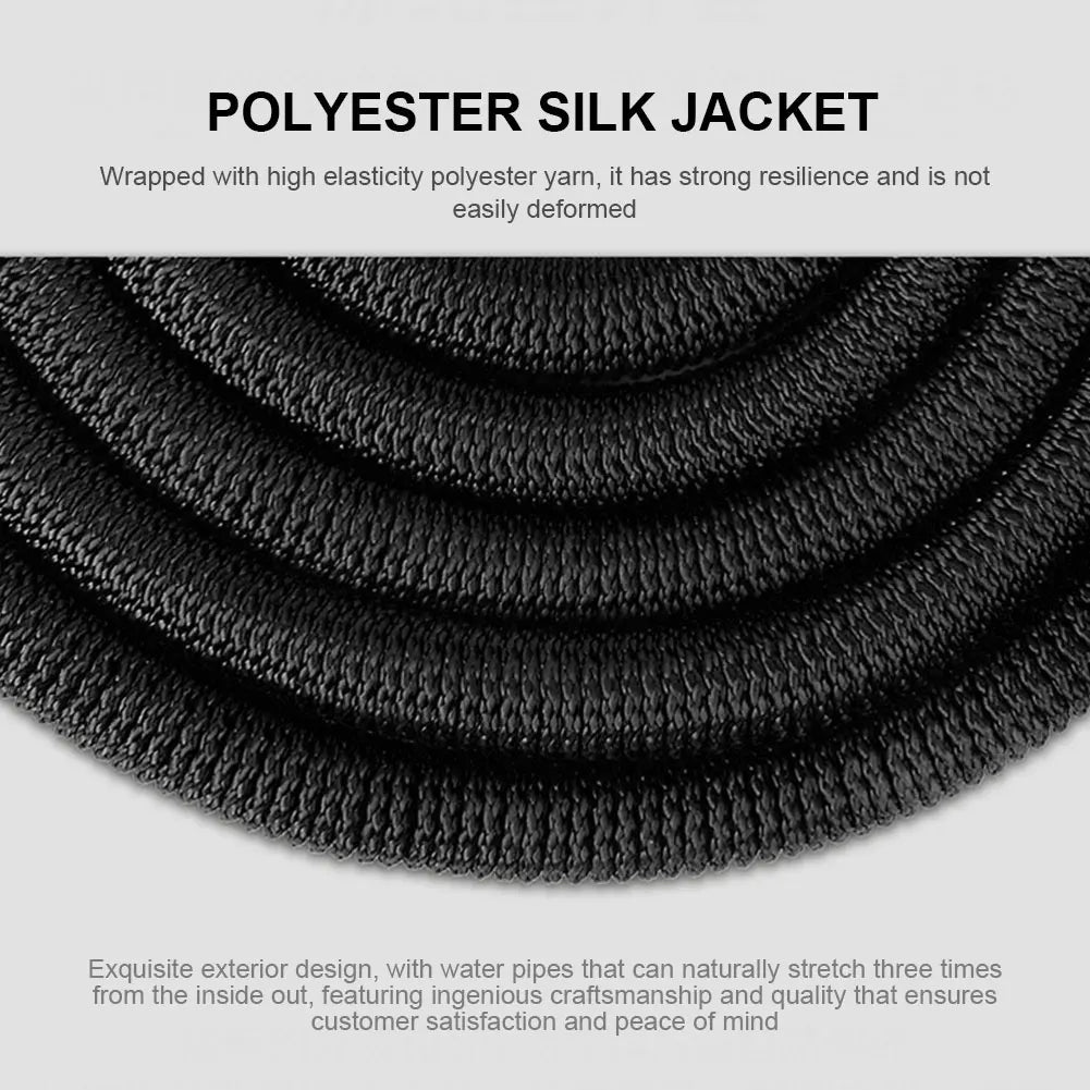25FT-100FT Expandable Magic Hose Suitable for 3/4 " 1/2" Faucets High-Pressure Car Wash Water Gun Home Garden Watering Hose gard