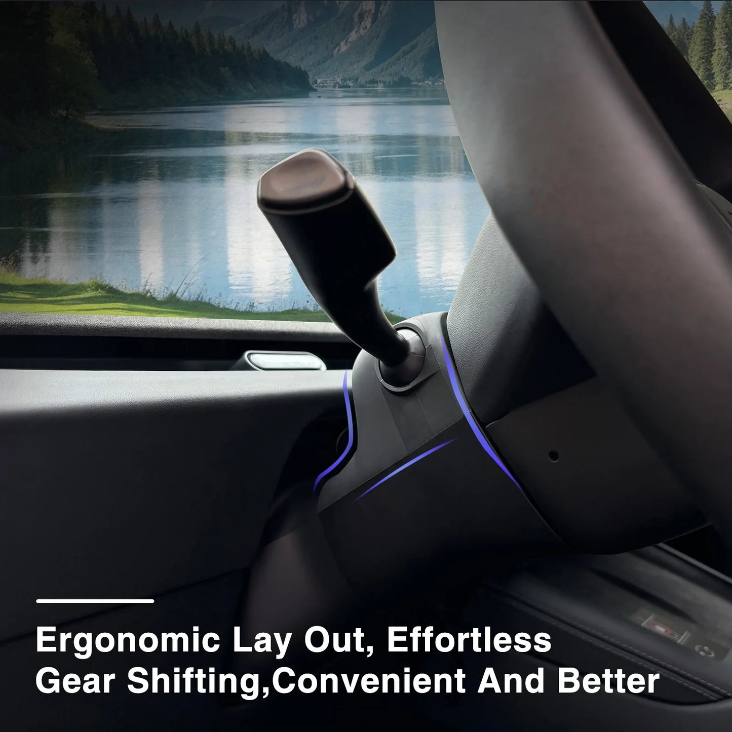 Catronics For Tesla Model 3 Highland Gear Shift Turn Stalks Gear Shifter Lever Signal Wiper Handle Shift Lever Car Accessories