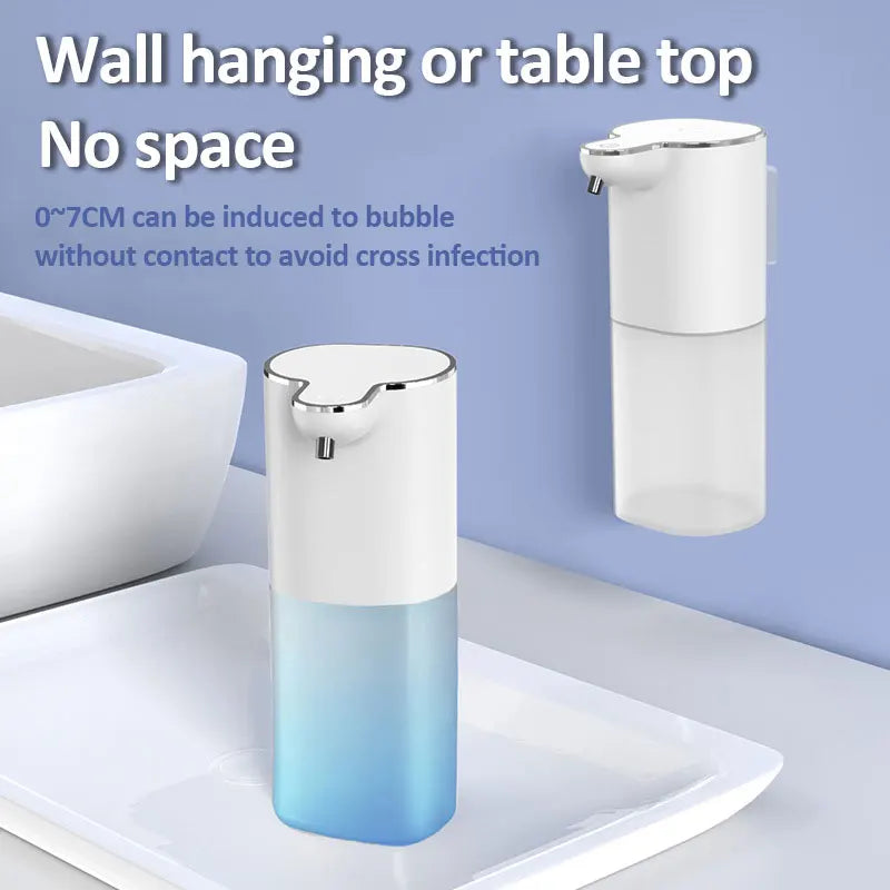 Touchless Automatic Foam Soap Dispenser – 400ml USB Rechargeable
