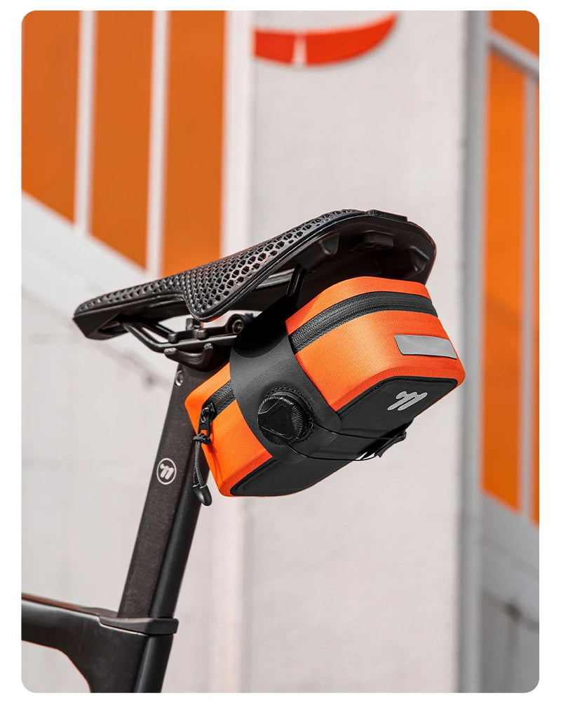 Waterproof Bike Saddle Bag – Compact 600D TPU Cycling Storage by West Biking