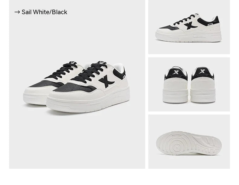 Xtep Skateboarding Shoes For Men 2024 Summer Wear-Resistant Skate Shoes Stability Soft Leisure Outdoor's Sneakers 876319310029