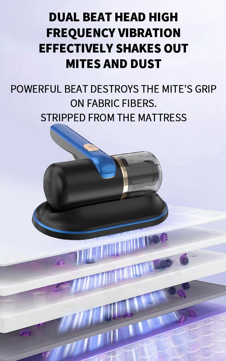 hand-held bed vacuum cleaner rechargeable mattress vacuum cleaner mattress vacuum cleaner uv sanitizing for Pillows Cribs Sofa