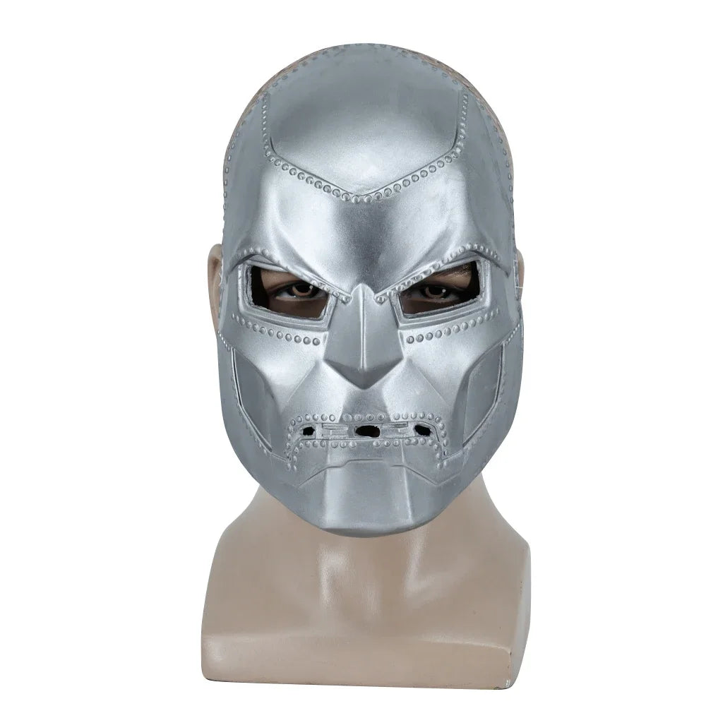 New Game Cosplay Doctor Doom Mask Latex Superhero Victor Von Doom Costume Face Masks Halloween Party Prop