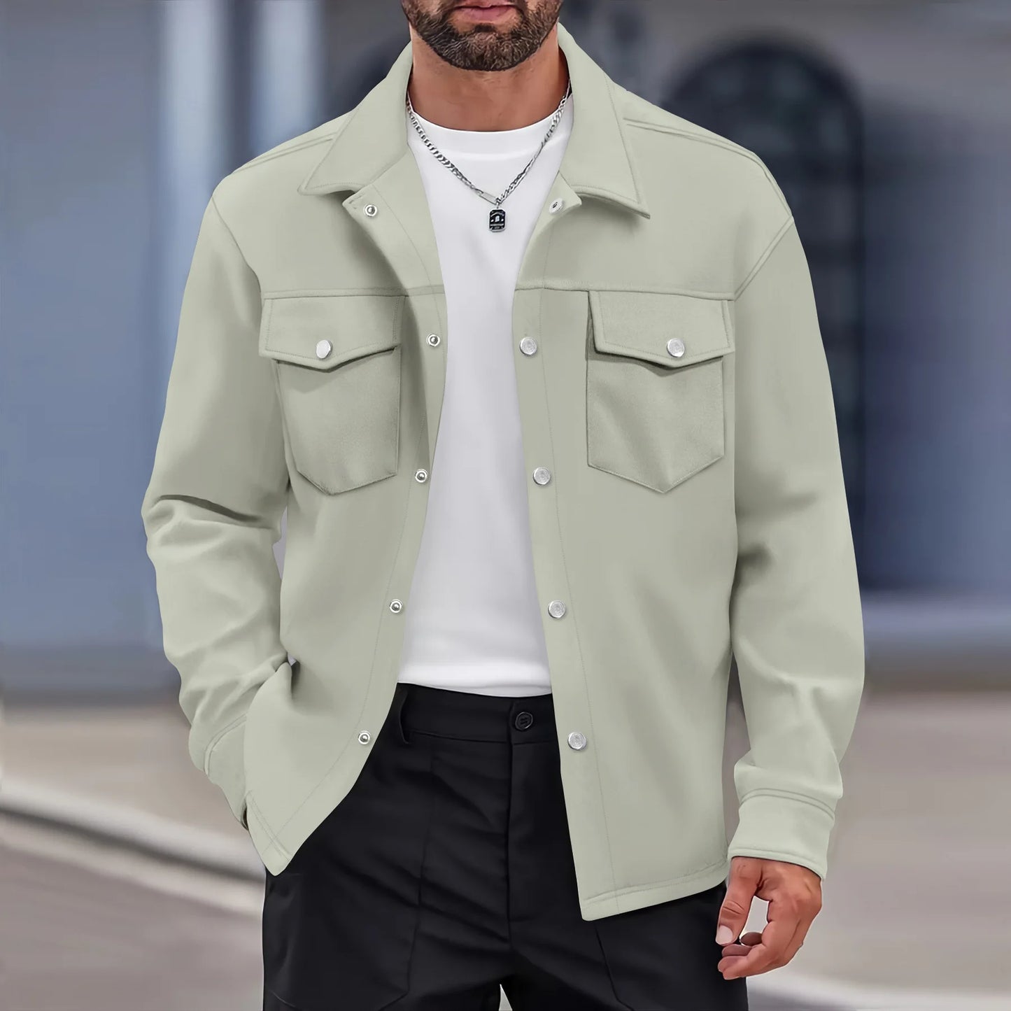 Men’s Smart Casual Lightweight Jacket – Spring/Autumn Streetwear | Harajuku Style