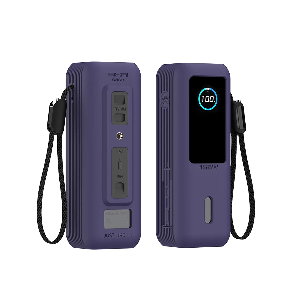 SIKAI Silicone Case for Anker Zolo 165W 2in1 Power Bank Shockproof Protective Cover Soft Durable Portable Charger case