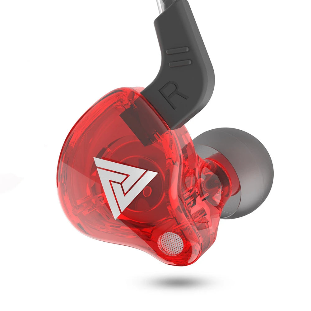 QKZ AK6 SK7 Copper Driver HiFi Wired Earphone with MIC Sport Running Headphones Bass Stereo Headset Music Earbuds fone de ouvido