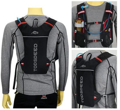 5L Ultralight Hydration Running Vest – Breathable Marathon & Cycling Backpack with 2×500ML Bottles