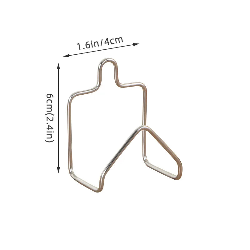 Houseeker Stainless Steel Drain Rack Suction Cup Cleaning Cloth Shelf Dish Drainer Sponge Holder Sink Kitchen Accessories