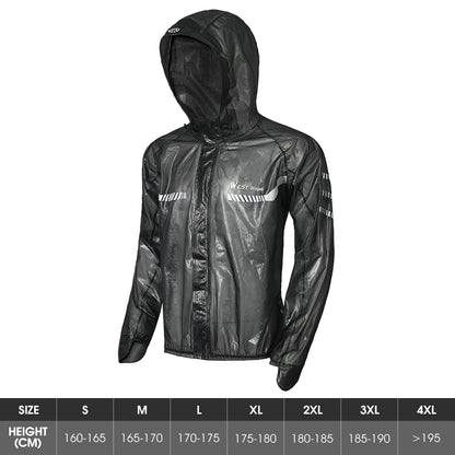 WEST BIKING Cycling Raincoat Waterproof Windproof Raincoat Reflective MTB Road Bike Cycling Jacket Pants Suit Men Women Clothes