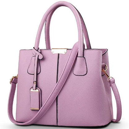Women’s PU Leather Handbag – Large Fashion Tote & Crossbody Shoulder Bag