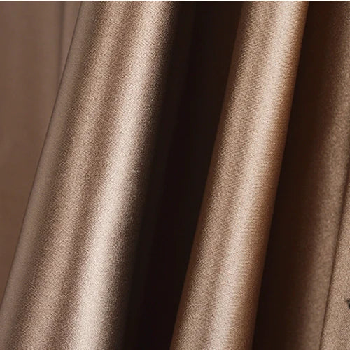 Polyester Satin Fabric Highend Simulation Silk Gift Box Lining Cloth Solid Color DIY Sewing Doll Dress