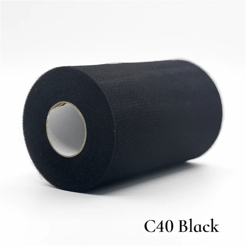 Tulle Roll 15cm 25 Yards Tulle Organza Roll Spool Tutu Fabric Wedding Birthday Decoration Party Supplies Baby Shower Accessories