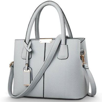 Women’s PU Leather Handbag – Large Fashion Tote & Crossbody Shoulder Bag