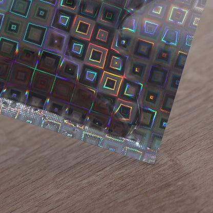 10 Pcs Zip Plastic Packaging Bag Aluminum Foil Hologram Laser Food Pouch Small Waterproof Zipper Storage Reclosable Pouches