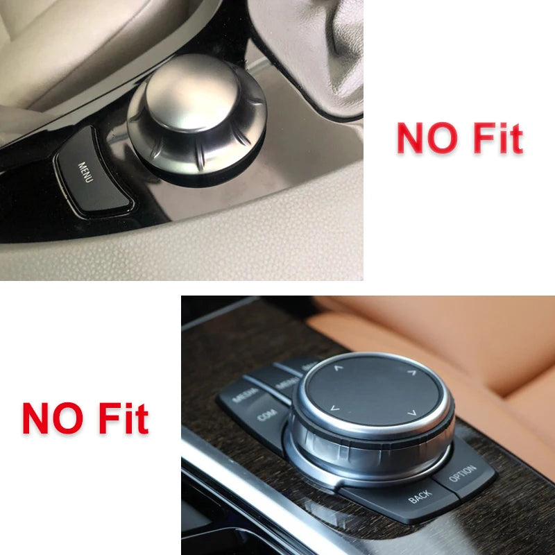 Car Multimedia Buttons Cover Stickers Knob Cover For BMW 1 3 5 Series X3 X5 X6 F30 F10 F25 E71 E84 E90 E70 E60 F20 E91 E92 E93
