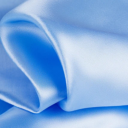 Polyester Satin Fabric Highend Simulation Silk Gift Box Lining Cloth Solid Color DIY Sewing Doll Dress