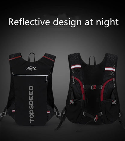 5L Ultralight Hydration Running Vest – Breathable Marathon & Cycling Backpack with 2×500ML Bottles
