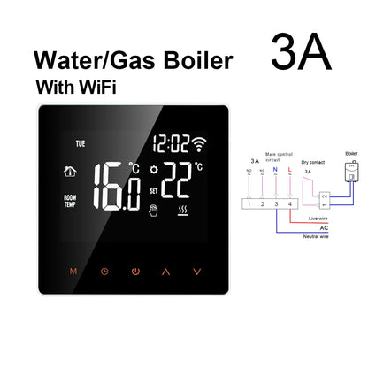 AVATTO Tuya WiFi Smart Thermostat Electric Heating Water Gas Boiler Temperature Remote Controller Work with Alexa,Google Home