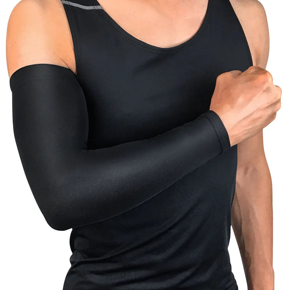 BraceTop 1 PC Sports Cooling Arm Sleeves for Men Women, Outdoor UV Protection Sleeves for Basketball Football Volleyball Cycling