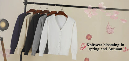 Black Cropped Cardigan Female Clothing Jersey Blouses Women's Coat Spring 2025 Long Sleeve Top Korean Fashion Knitted Sweater