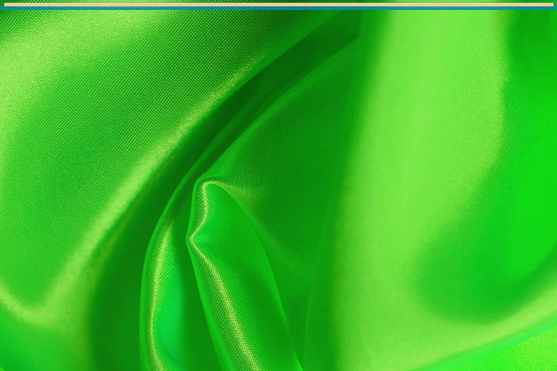 Polyester Satin Fabric Highend Simulation Silk Gift Box Lining Cloth Solid Color DIY Sewing Doll Dress