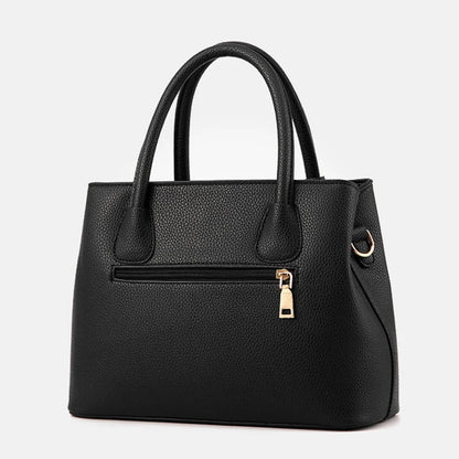 Women’s PU Leather Handbag – Large Fashion Tote & Crossbody Shoulder Bag