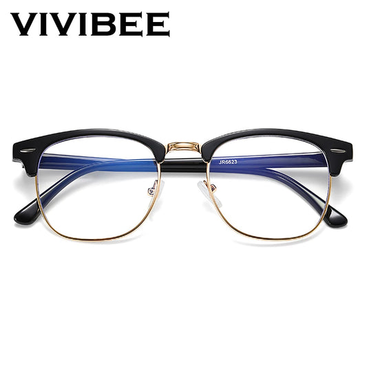 VIVIBEE Blue Light Blocking Glasses – Square Anti-Glare Gaming & Computer Eyewear for Men & Women