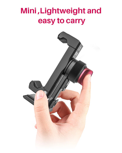 Ulanzi ST-27 Metal Phone Holder Clamp With Cold Shoe Arca 360°Rotatable tripod Mount Clip for TikTok Vlog Photography