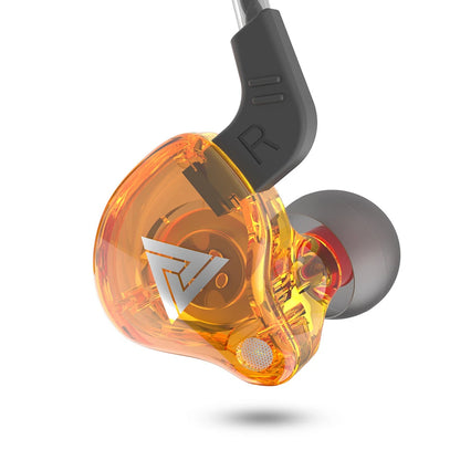 QKZ AK6 SK7 Copper Driver HiFi Wired Earphone with MIC Sport Running Headphones Bass Stereo Headset Music Earbuds fone de ouvido