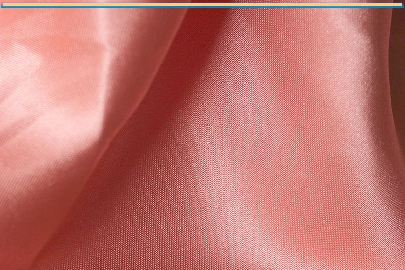 Polyester Satin Fabric Highend Simulation Silk Gift Box Lining Cloth Solid Color DIY Sewing Doll Dress
