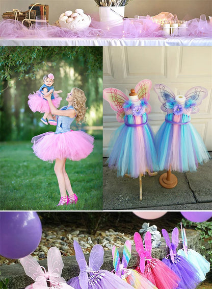 Tulle Roll 15cm 25 Yards Tulle Organza Roll Spool Tutu Fabric Wedding Birthday Decoration Party Supplies Baby Shower Accessories