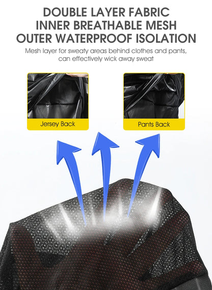 WEST BIKING Cycling Raincoat Waterproof Windproof Raincoat Reflective MTB Road Bike Cycling Jacket Pants Suit Men Women Clothes