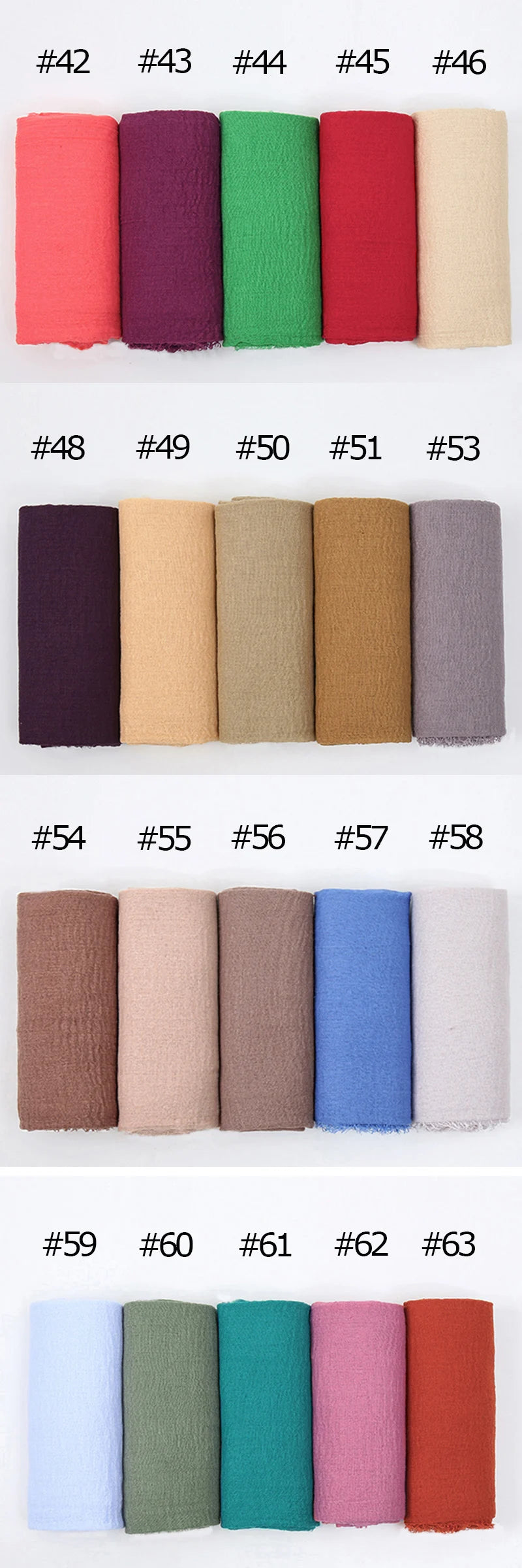 Hot Crinkle Cotton Hijab Scarf Women Scarves Bandana Turban Headscarf Muslim Shawl Africa Wrap Headband Islamic Shawls Headband