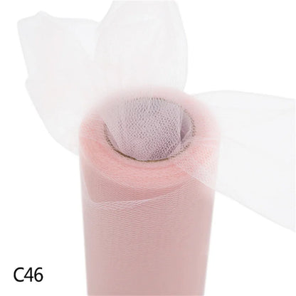 Tulle Roll 15cm 25 Yards Tulle Organza Roll Spool Tutu Fabric Wedding Birthday Decoration Party Supplies Baby Shower Accessories