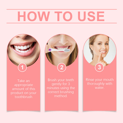Niacinamide Whitening Toothpaste Reduce Plaque Fresh Bad Breath Stains Removing Hygiene Clean Dazzling Brighten Oral Teeth Care